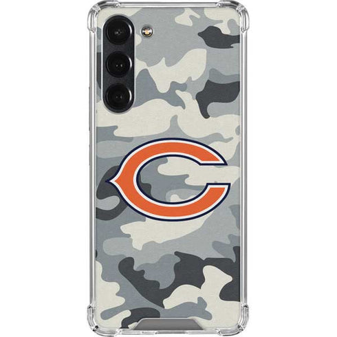 NFL Chicago Bears Camo Galaxy S23 Plus Clear Case