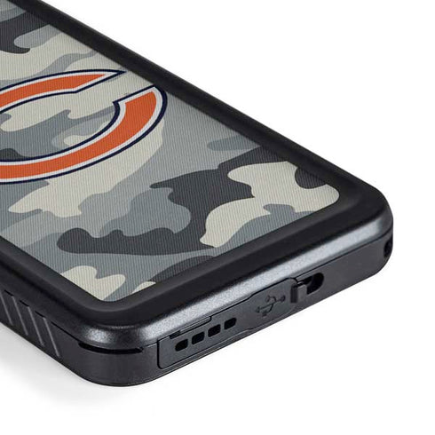 NFL Chicago Bears Camo Galaxy S23 Plus Waterproof Case