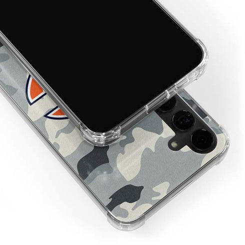 NFL Chicago Bears Camo Galaxy S24 Plus Clear Case