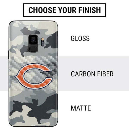 NFL Chicago Bears Camo Galaxy S9 Skin