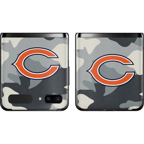 NFL Chicago Bears Camo Galaxy Z Flip Skin
