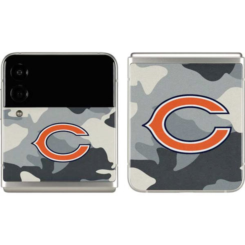 NFL Chicago Bears Camo Galaxy Z Flip3 5G Skin