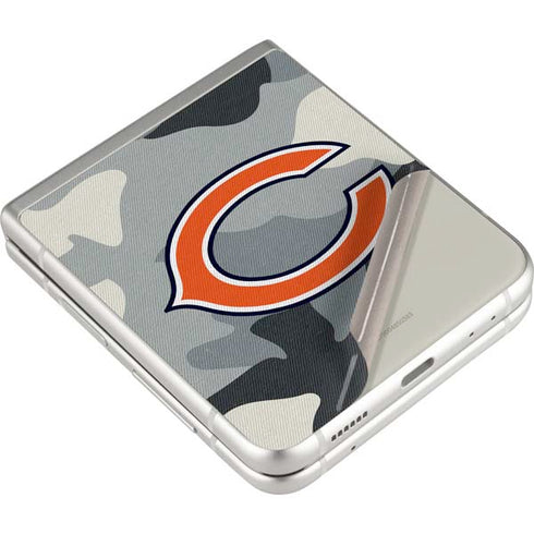 NFL Chicago Bears Camo Galaxy Z Flip3 5G Skin