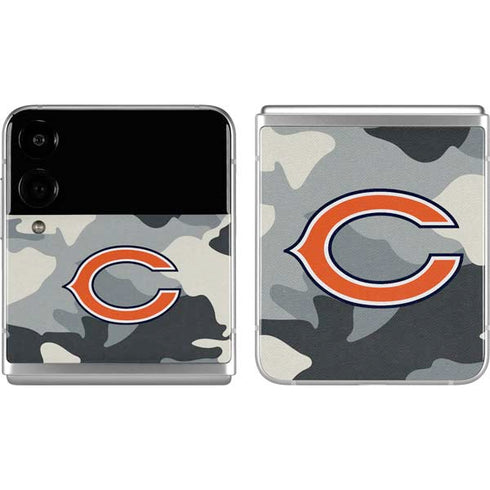 NFL Chicago Bears Camo Galaxy Z Flip4 5G Skin