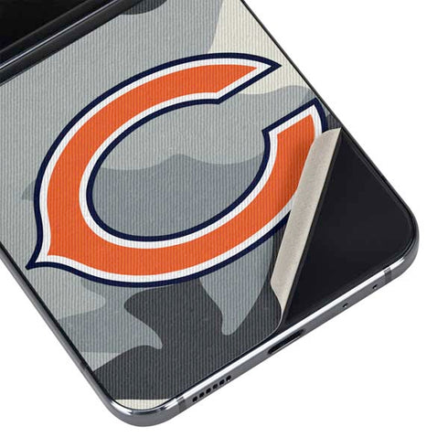 NFL Chicago Bears Camo Galaxy Z Flip5 5G Skin