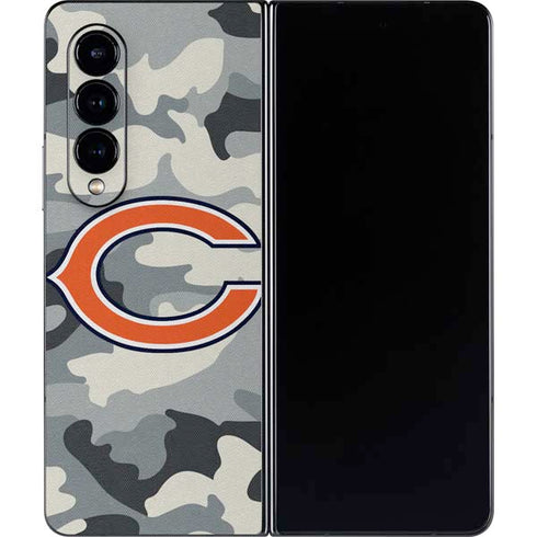 NFL Chicago Bears Camo Galaxy Z Fold4 5G Skin