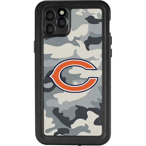 NFL Chicago Bears Camo iPhone 11 Pro Max Waterproof Case