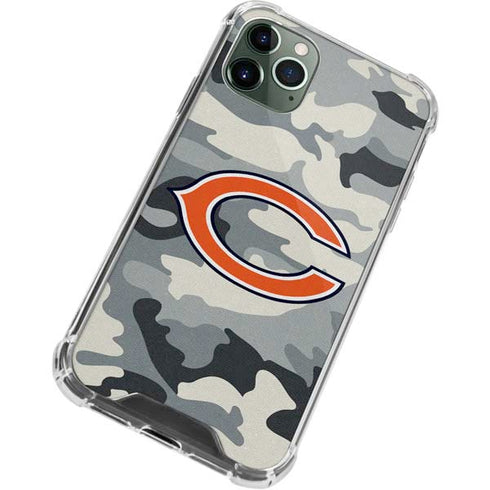 NFL Chicago Bears Camo iPhone 12 Pro Clear Case