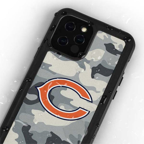 NFL Chicago Bears Camo iPhone 12 Pro Waterproof Case