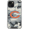 NFL Chicago Bears Camo iPhone 14 Clear Case