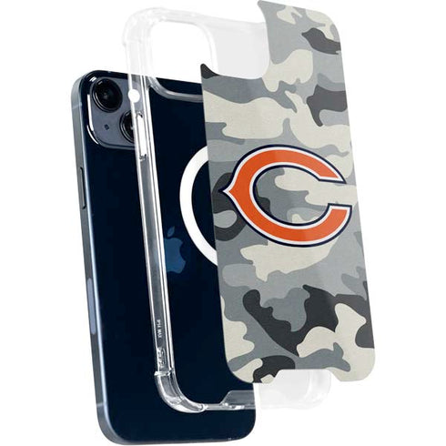 NFL Chicago Bears Camo iPhone 14 Plus MagSafe Case