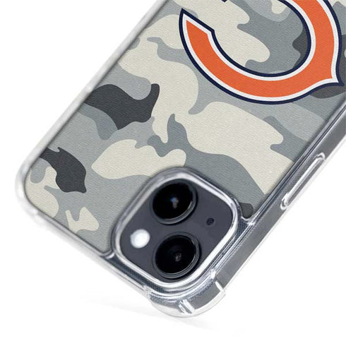 NFL Chicago Bears Camo iPhone 15 Plus MagSafe Case