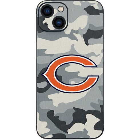 NFL Chicago Bears Camo iPhone 14 Plus Skin