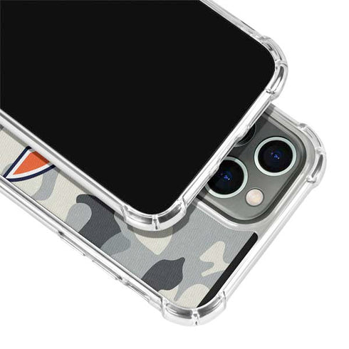 NFL Chicago Bears Camo iPhone 14 Pro Clear Case