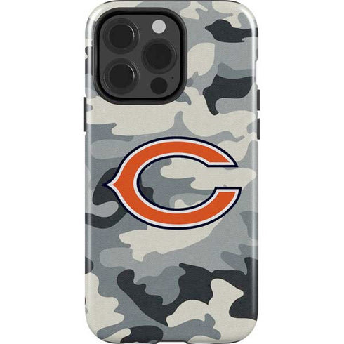 NFL Chicago Bears Camo iPhone 15 Pro Impact Case