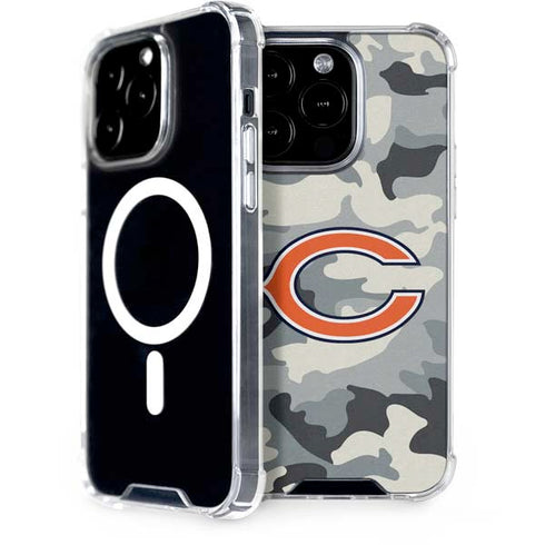NFL Chicago Bears Camo iPhone 14 Pro MagSafe Case