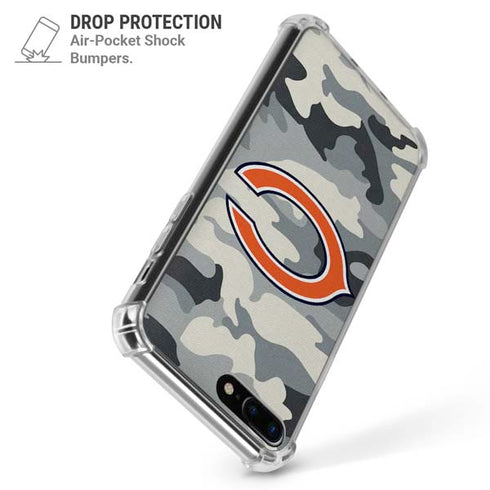 NFL Chicago Bears Camo iPhone 7/8 Plus Clear Case