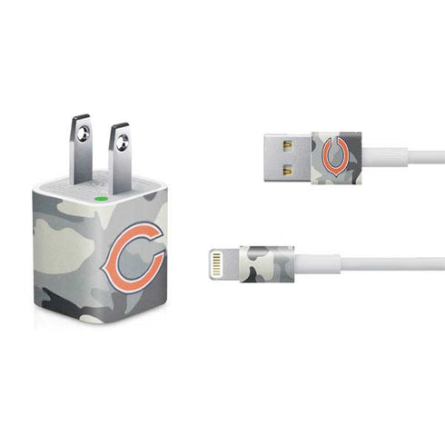 NFL Chicago Bears Camo iPhone Charger (5W USB) Skin