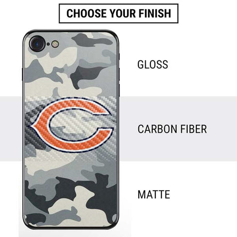 NFL Chicago Bears Camo iPhone SE (2nd & 3rd Gen) Skin