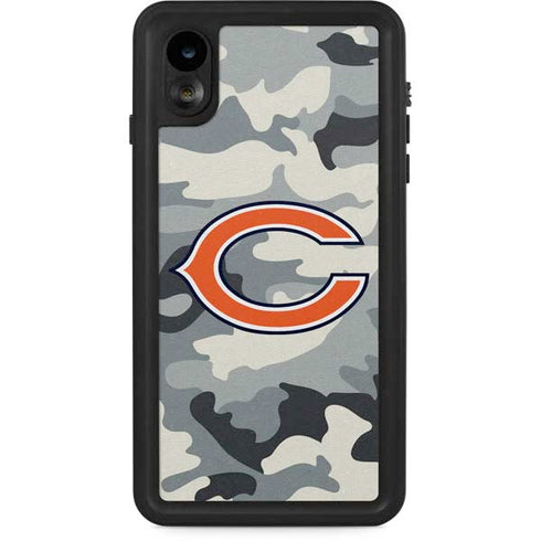 NFL Chicago Bears Camo iPhone XR Waterproof Case