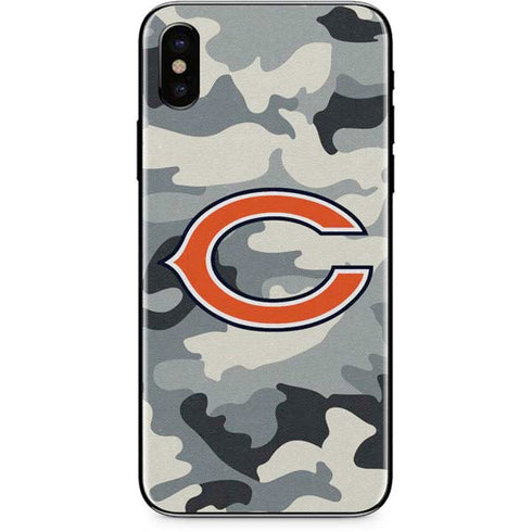 NFL Chicago Bears Camo iPhone XS Skin