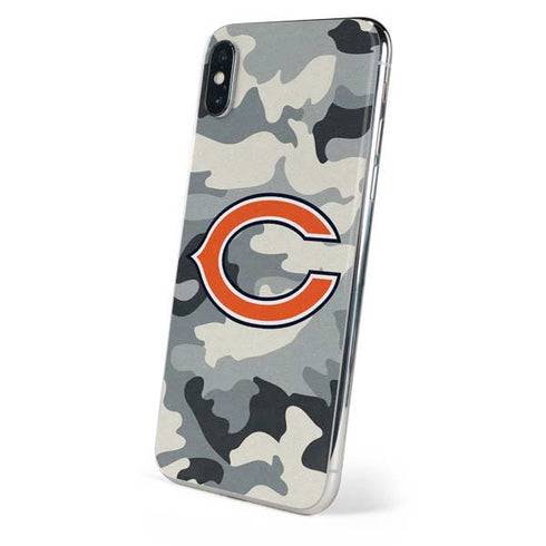 NFL Chicago Bears Camo iPhone XS Skin