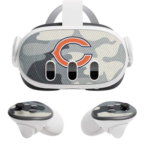 NFL Chicago Bears Camo Meta Quest 3 Skin