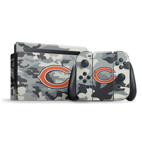 NFL Chicago Bears Camo Nintendo Switch Bundle Skin