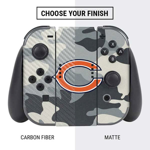 NFL Chicago Bears Camo Nintendo Switch Bundle Skin