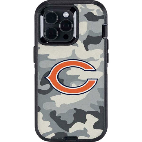 NFL Chicago Bears Camo Otterbox Defender iPhone Skin
