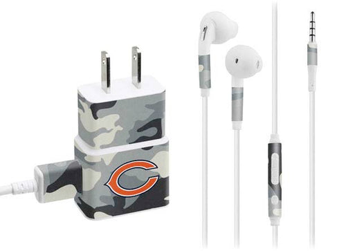 NFL Chicago Bears Camo Phone Charger Skin
