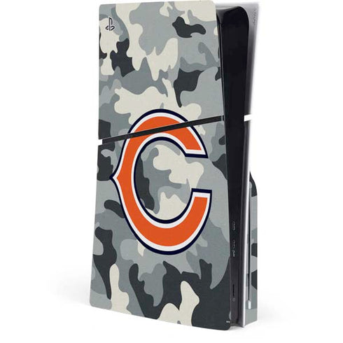 NFL Chicago Bears Camo PS5 Slim Disk Console Skin