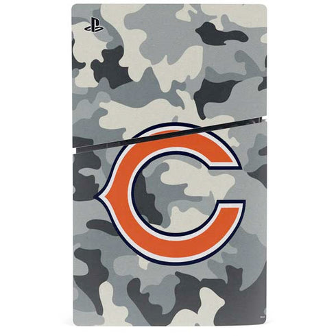 NFL Chicago Bears Camo PS5 Slim Disk Console Skin