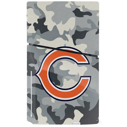NFL Chicago Bears Camo PS5 Slim Disk Console Skin