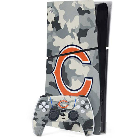 NFL Chicago Bears Camo PS5 Slim Digital Edition Console Skin