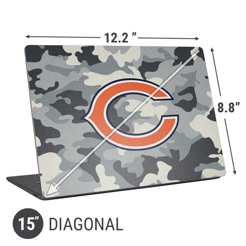 NFL Chicago Bears Camo Universal Laptop 15in (12.2 x 8.8in) Skin