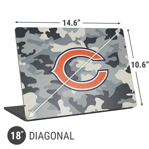 NFL Chicago Bears Camo Universal Laptop 18in (14.6 x 10.6in) Skin
