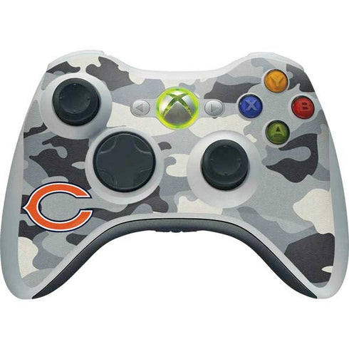 NFL Chicago Bears Camo Xbox 360 Wireless Controller Skin