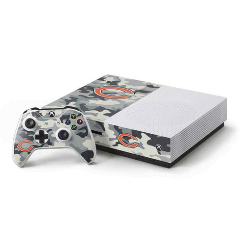 NFL Chicago Bears Camo Xbox One S Console and Controller Bundle Skin