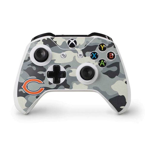 NFL Chicago Bears Camo Xbox One S Controller Skin