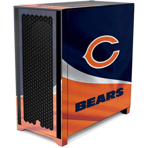 NFL Chicago Bears Corsair 4000D Tempered Glass Mid-Tower ATX Case Skin