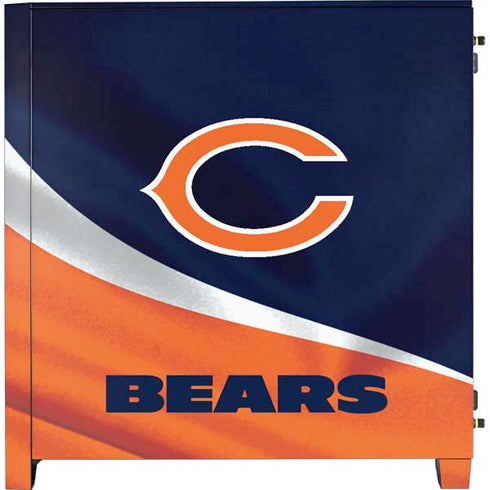 NFL Chicago Bears Corsair 4000D Tempered Glass Mid-Tower ATX Case Skin