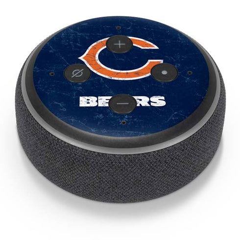 NFL Chicago Bears Distressed Amazon Echo Dot Skin