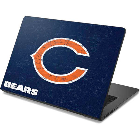 NFL Chicago Bears Distressed Dell Chromebook Skin