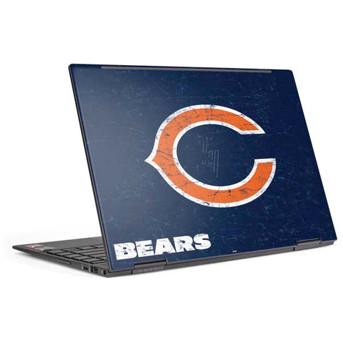NFL Chicago Bears Distressed HP Envy Skin