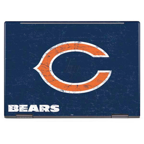 NFL Chicago Bears Distressed HP Envy Skin