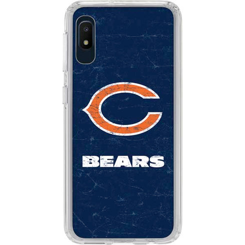 NFL Chicago Bears Distressed Galaxy A10e Clear Case
