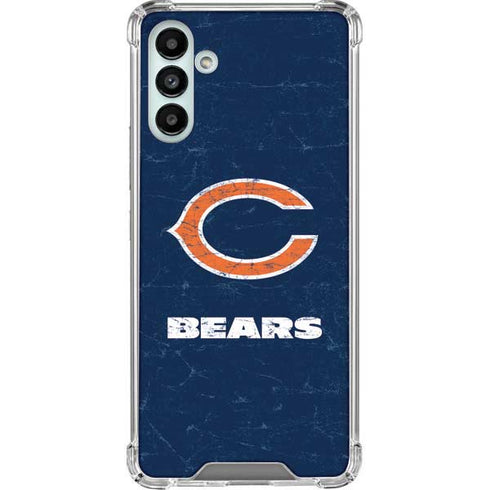 NFL Chicago Bears Distressed Galaxy A13 5G Clear Case