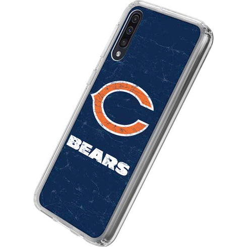 NFL Chicago Bears Distressed Galaxy A50 Clear Case
