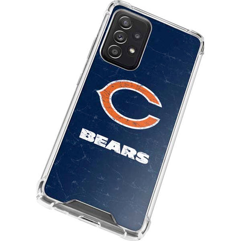 NFL Chicago Bears Distressed Galaxy A52 5G Clear Case
